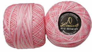 Crochet Blanc Mercerie Portugaise Coton Limol mercerisé multicolore PT12 - 50 g