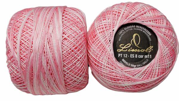 Crochet Blanc Mercerie Portugaise Coton Limol mercerisé multicolore PT12 - 50 g