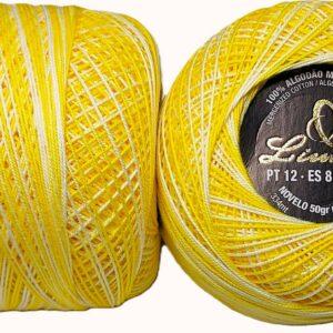 Crochet Blanc Mercerie Portugaise Coton Limol mercerisé multicolore PT12 - 50 g