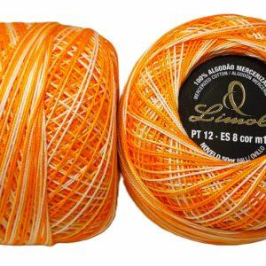 Crochet Blanc Mercerie Portugaise Coton Limol mercerisé multicolore PT12 - 50 g