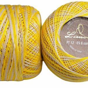 Crochet Blanc Mercerie Portugaise Coton Limol mercerisé multicolore PT12 - 50 g