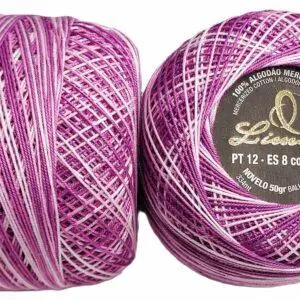 Crochet Blanc Mercerie Portugaise Coton Limol mercerisé multicolore PT12 - 50 g