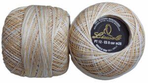 Crochet Blanc Mercerie Portugaise Coton Limol mercerisé multicolore PT12 - 50 g