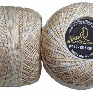 Crochet Blanc Mercerie Portugaise Coton Limol mercerisé multicolore PT12 - 50 g