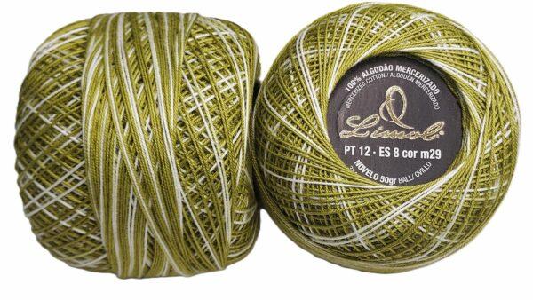 Crochet Blanc Mercerie Portugaise Coton Limol mercerisé multicolore PT12 - 50 g