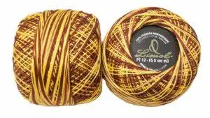 Crochet Blanc Mercerie Portugaise Coton Limol mercerisé multicolore PT12 - 50 g