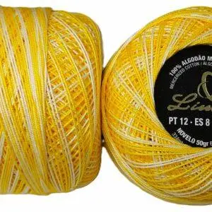 Crochet Blanc Mercerie Portugaise Coton Limol mercerisé multicolore PT12 - 50 g