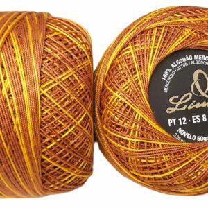 Crochet Blanc Mercerie Portugaise Coton Limol mercerisé multicolore PT12 - 50 g