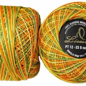 Crochet Blanc Mercerie Portugaise Coton Limol mercerisé multicolore PT12 - 50 g