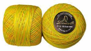 Crochet Blanc Mercerie Portugaise Coton Limol mercerisé multicolore PT12 - 50 g