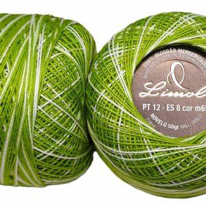 Crochet Blanc Mercerie Portugaise Coton Limol mercerisé multicolore PT12 - 50 g