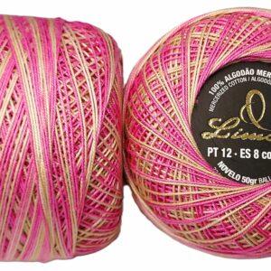 Crochet Blanc Mercerie Portugaise Coton Limol mercerisé multicolore PT12 - 50 g