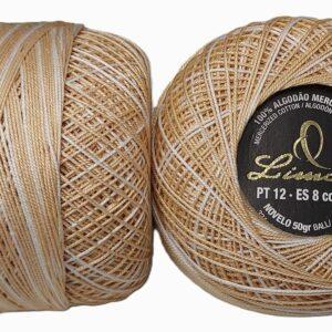 Crochet Blanc Mercerie Portugaise Coton Limol mercerisé multicolore PT12 - 50 g