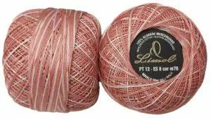 Crochet Blanc Mercerie Portugaise Coton Limol mercerisé multicolore PT12 - 50 g