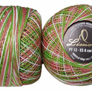 Crochet Blanc Mercerie Portugaise Coton Limol mercerisé multicolore PT12 - 50 g