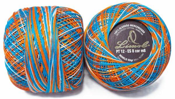 Crochet Blanc Mercerie Portugaise Coton Limol mercerisé multicolore PT12 - 50 g