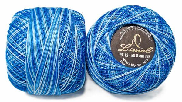 Crochet Blanc Mercerie Portugaise Coton Limol mercerisé multicolore PT12 - 50 g