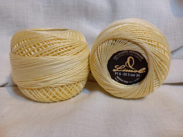 Crochet Blanc Mercerie portugaise Coton mercerisé amigurumi Limol 50 g