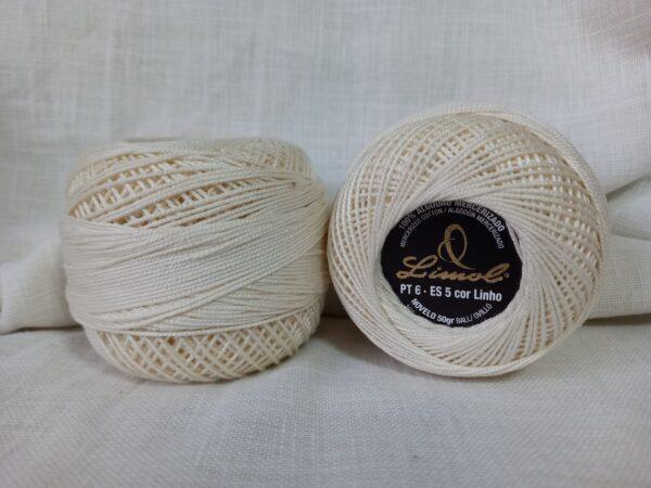 Crochet Blanc Mercerie portugaise Coton mercerisé amigurumi Limol 50 g