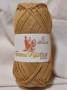 CROCHET BLANC MERCERIE PORTUGAISE LAINE TRICOT CROCHET TRAMA RUSTICA 500/4