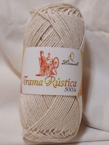 CROCHET BLANC MERCERIE PORTUGAISE LAINE TRICOT CROCHET TRAMA RUSTICA 500/4