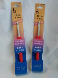 CROCHET BLANC MERCERIE PORTUGAISE CROCHET PONY EASY GRIP