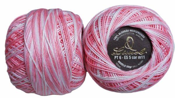 Crochet Blanc Mercerie Portugaise Coton mercerisé multicolore PT6 - 50 g - Limol