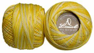 Crochet Blanc Mercerie Portugaise Coton mercerisé multicolore PT6 - 50 g - Limol