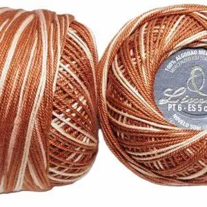 Crochet Blanc Mercerie Portugaise Coton mercerisé multicolore PT6 - 50 g - Limol