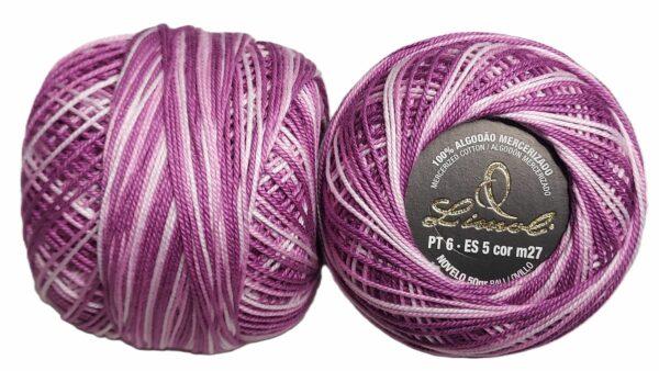 Crochet Blanc Mercerie Portugaise Coton mercerisé multicolore PT6 - 50 g - Limol