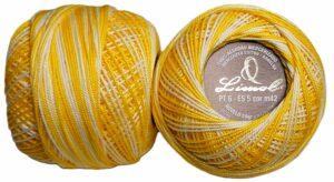 Crochet Blanc Mercerie Portugaise Coton mercerisé multicolore PT6 - 50 g - Limol