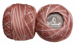 Crochet Blanc Mercerie Portugaise Coton mercerisé multicolore PT6 - 50 g - Limol