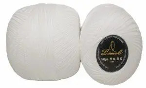 Crochet Blanc Mercerie Portugaise Coton mercerisé blanc PT20- 100 g - Limol