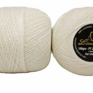 Crochet Blanc Mercerie Portugaise Coton mercerisé couleur lin PT20- 100 g - Limol