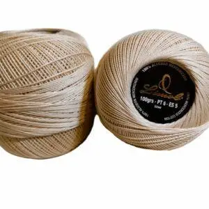 CROCHET BLANC MERCERIE PORTUGAISE COTON MERCERISE LIMOL 100 G