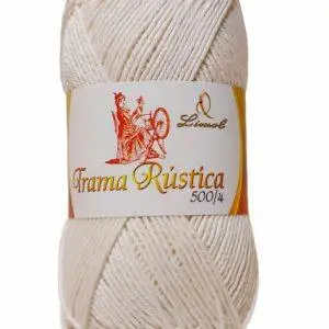 CROCHET BLANC MERCERIE PORTUGAISE LAINE TRICOT CROCHET TRAMA RUSTICA 500/4