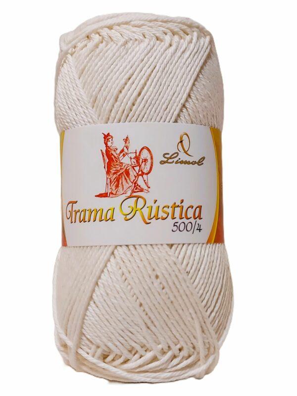 CROCHET BLANC MERCERIE PORTUGAISE LAINE TRICOT CROCHET TRAMA RUSTICA 500/4