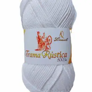 CROCHET BLANC MERCERIE PORTUGAISE LAINE TRICOT CROCHET TRAMA RUSTICA 500/4