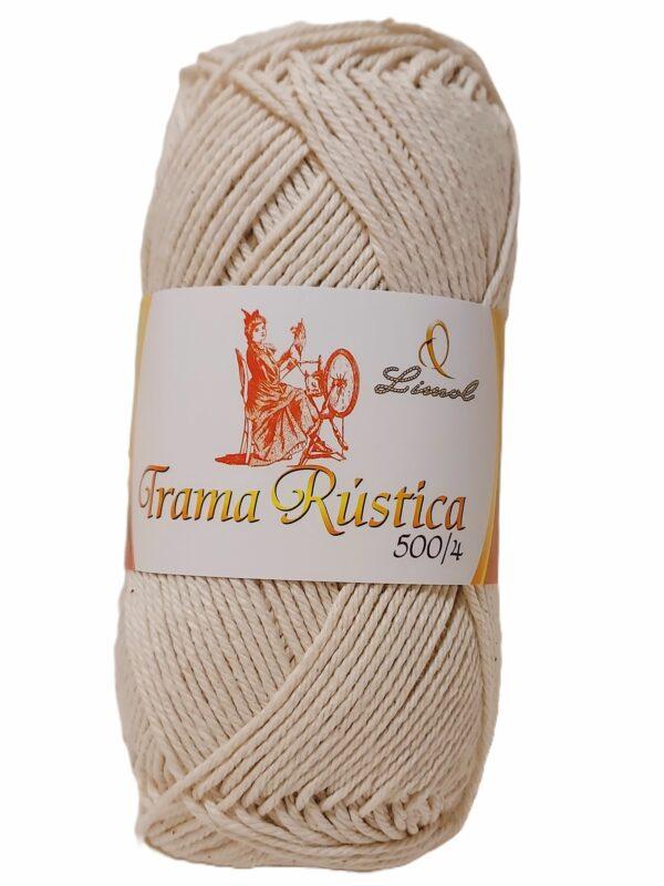 CROCHET BLANC MERCERIE PORTUGAISE LAINE TRICOT CROCHET TRAMA RUSTICA 500/4