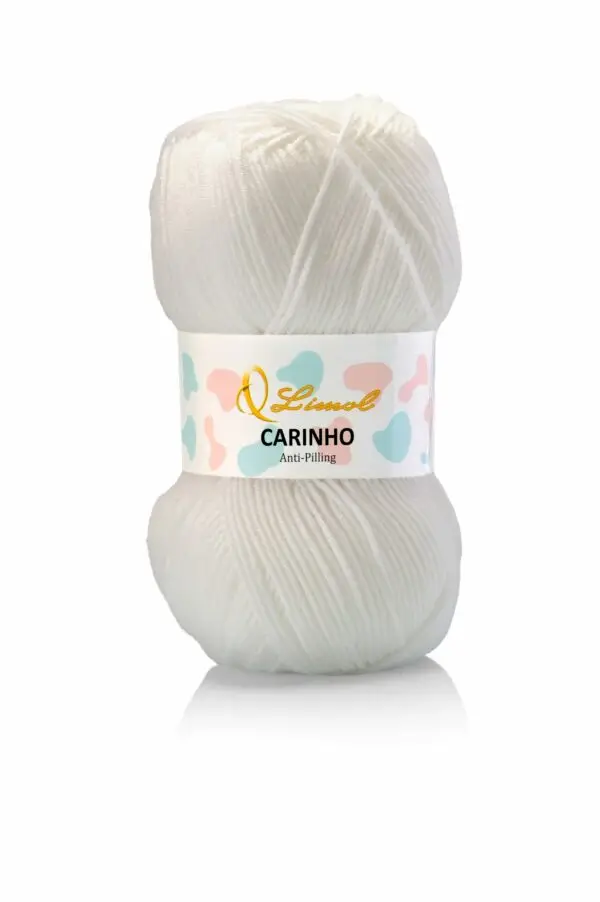 Laine Carinho 401 Blanc