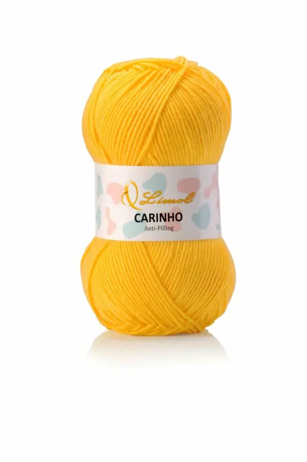 Laine Carinho 404 jaune soleil