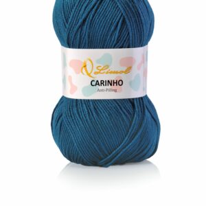 Laine Carinho 431 bleu pétrole