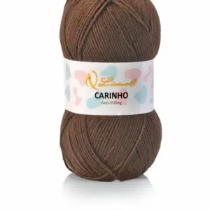 Laine Carinho 438 marron foncé