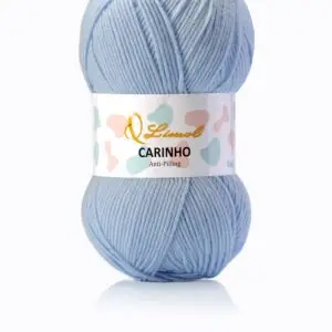 Laine Carinho 442 bleu ciel