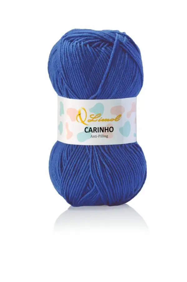 Laine Carinho 456 bleu roi