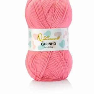 Laine Carinho 463 rose fluo