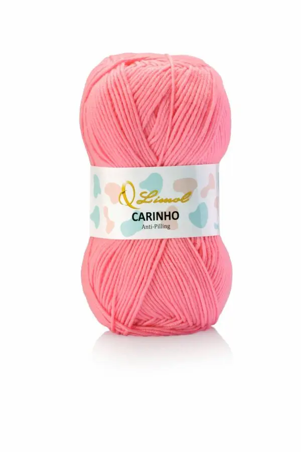 Laine Carinho 463 rose fluo