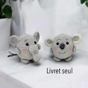 2 AMIBOULES : LIVRET SEUL pour apprendre à crocheter