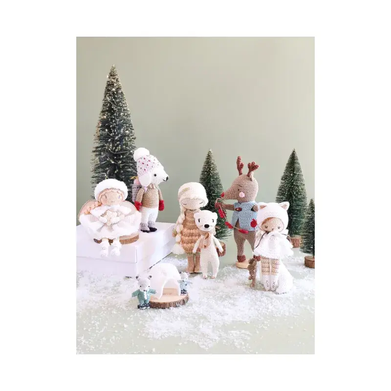 Poupées & amigurumis de Noël nordique au crochet – Image 5