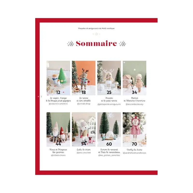 Poupées & amigurumis de Noël nordique au crochet – Image 3
